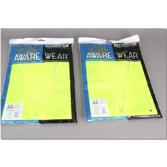 2 Aware Wear safety vests size 2XL Aware Wear S363P 61650 BRAND NEW!!! - Picture 1 of 4